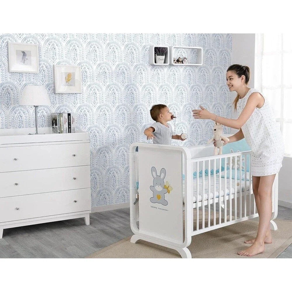 Peel Stick Wallpaper Contact Removable Boho Modern Blue White 17.3